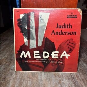Vintage Decca Records 'Medea' Vinyl Cover